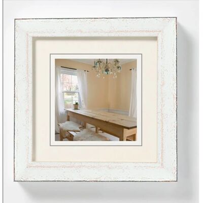 Cadre photo en bois Peppers taille 10X10 cm argenté - MY PERFECT DESIGN Cadre photo en bois Peppers taille 10X10 cm argenté - MY PERFECT DESIGN