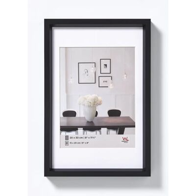 Cadre photo noir Walther 20x30 cm - Portrait & Paysage Cadre photo noir Walther 20x30 cm - Portrait & Paysage
