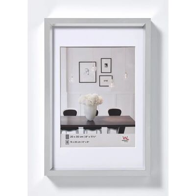 Walther Silver 50x60cm Plastic Picture Frame - Picture Frame Walther Silver 50x60cm Plastic Picture Frame - Picture Frame