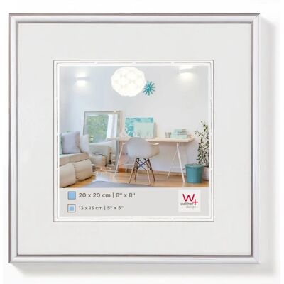 Cornice foto Walther Design KV220S Argento - Singola foto, 20x20 cm Cornice foto Walther Design KV220S Argento - Singola foto, 20x20 cm