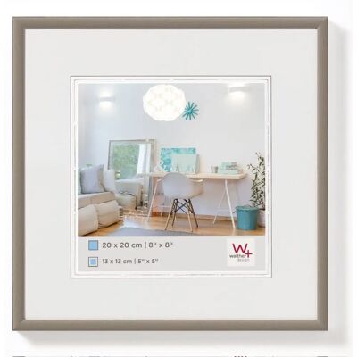Walther Design 30x30 cm Silber Kunststoffrahmen - Bilderrahmen Walther Design 30x30 cm Silber Kunststoffrahmen - Bilderrahmen