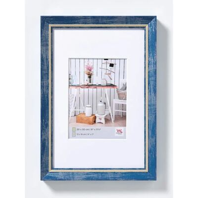 Walther Design EL070L - Chalet Style Picture Frame - Blue Walther Design EL070L - Chalet Style Picture Frame - Blue