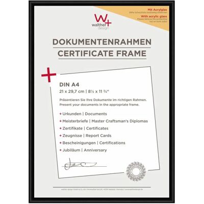 Walther Design Schwarzer Acrylglas Bilderrahmen - Bilderrahmen Walther Design Schwarzer Acrylglas Bilderrahmen - Bilderrahmen
