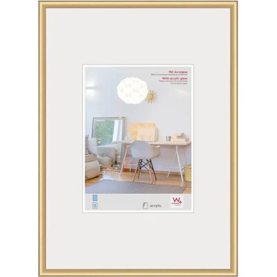 Cadre en plastique 40X50cm doré verre artificiel MY PERFECT DESIGN - Publicité Cadre en plastique 40X50cm doré verre artificiel MY PERFECT DESIGN - Publicité