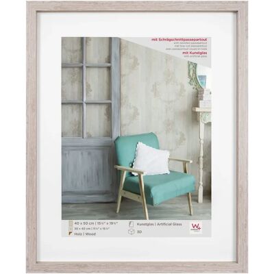 Cornice in Legno e Acrilico Stockholm 40x50 cm - Cornice Foto Grigia Cornice in Legno e Acrilico Stockholm 40x50 cm - Cornice Foto Grigia