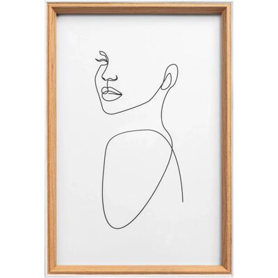 Cadre silhouette en bois Walther Design 20x30cm - Cadre photo Cadre silhouette en bois Walther Design 20x30cm - Cadre photo