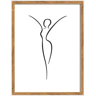 WALTHER Silhouette - 30x40 cm - natuurlijk - Frame WALTHER Silhouette - 30x40 cm - natuurlijk - Frame
