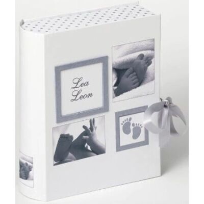 Walther FB-173 Caja de almacenamiento para bebés - 29x34cm - Blanco/Gris - Álbum de fotos Walther FB-173 Caja de almacenamiento para bebés - 29x34cm - Blanco/Gris - Álbum de fotos