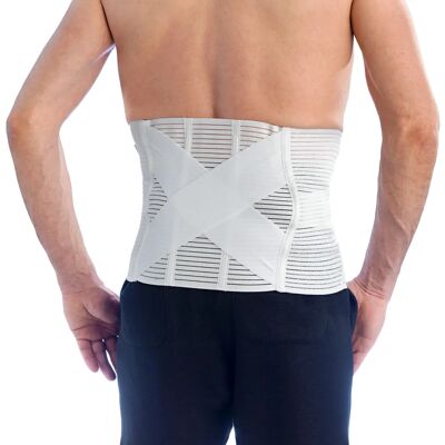 Hydas Orthopädischer Rückenstützgürtel - Weiß - Unterstützung & Stabilisierung Hydas Orthopädischer Rückenstützgürtel - Weiß - Unterstützung & Stabilisierung