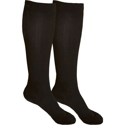 Hydas XXL Reissetkousen zwart 36-38 - Compressiekousen Hydas XXL Reissetkousen zwart 36-38 - Compressiekousen
