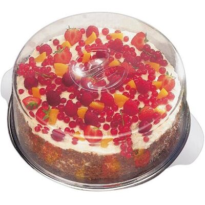 APS-Germany 00065 Conteneur à gâteau - Rond, Transparent, 30cm APS-Germany 00065 Conteneur à gâteau - Rond, Transparent, 30cm