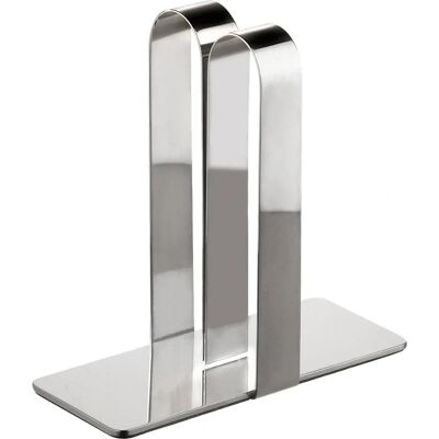 Supporto per biglietti da tavolo in acciaio inox APS - 14x5,5cm - H: 14cm Supporto per biglietti da tavolo in acciaio inox APS - 14x5,5cm - H: 14cm