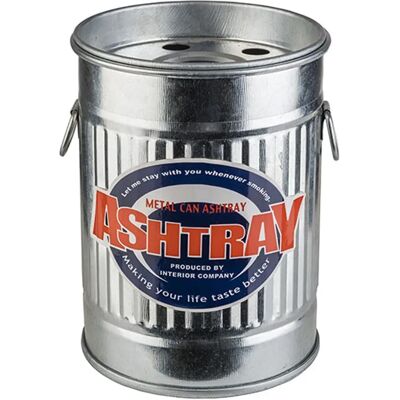 APS Silber Vintage-Aschenbecher - 8,5cm Durchmesser APS Silber Vintage-Aschenbecher - 8,5cm Durchmesser