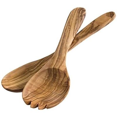 Set de Service à Salade en Bois d'Olive APS - 2 Pièces, 28cm - Publicité Set de Service à Salade en Bois d'Olive APS - 2 Pièces, 28cm - Publicité