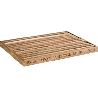 Tagliere pane APS Letter - Legno di acacia, 34x48cm, con vassoio per briciole Tagliere pane APS Letter - Legno di acacia, 34x48cm, con vassoio per briciole