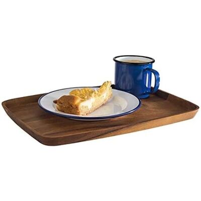 Plateau de Service en Bois d'Acacia APS - 25x35cm Marron - Service, Coupe, Décoration - Publicité Plateau de Service en Bois d'Acacia APS - 25x35cm Marron - Service, Coupe, Décoration - Publicité