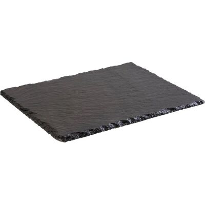 Piastra in ardesia naturale APS - Piedini antiscivolo - 26,5x20,5 cm - Piatto da servizio Piastra in ardesia naturale APS - Piedini antiscivolo - 26,5x20,5 cm - Piatto da servizio