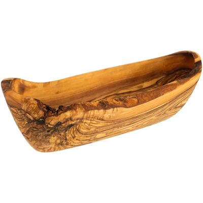 Bol de service Olive - Bois d'olivier unique - 25cm Bol de service Olive - Bois d'olivier unique - 25cm