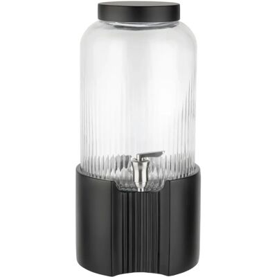 APS Getränkespender - Glas, Betonbasis, Schwarz - Getränkespender APS Getränkespender - Glas, Betonbasis, Schwarz - Getränkespender