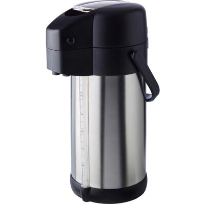 Thermos APS - 3L Acier inoxydable noir - Bouteille isotherme Thermos APS - 3L Acier inoxydable noir - Bouteille isotherme
