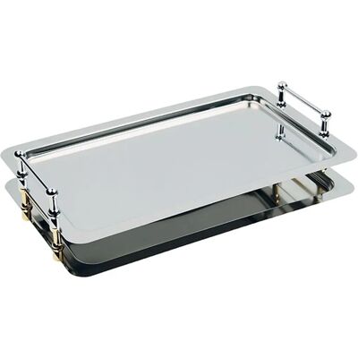 APS Edelstahl GN 1/1 Buffet-Tablett - Stapelbar, 53x32,5cm APS Edelstahl GN 1/1 Buffet-Tablett - Stapelbar, 53x32,5cm