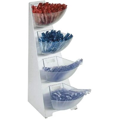 APS Model B Multi Kitchen Shelf - Stainless Steel & Plastic, 4 Cups APS Model B Multi Kitchen Shelf - Stainless Steel & Plastic, 4 Cups