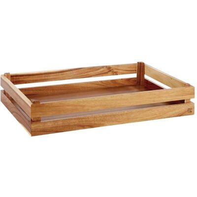 APS Gastronorm Food Storage Box - Akazienholz, 55,5x35x10,5 cm APS Gastronorm Food Storage Box - Akazienholz, 55,5x35x10,5 cm