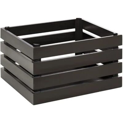 APS Holzkiste Cagette - 350x290mm - Schwarz - Buffetaufbewahrung APS Holzkiste Cagette - 350x290mm - Schwarz - Buffetaufbewahrung
