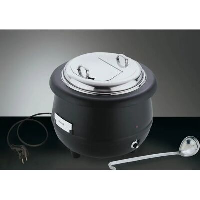 APS Elektrischer Suppenwärmer - 10L Edelstahl Deckel - 40cm APS Elektrischer Suppenwärmer - 10L Edelstahl Deckel - 40cm