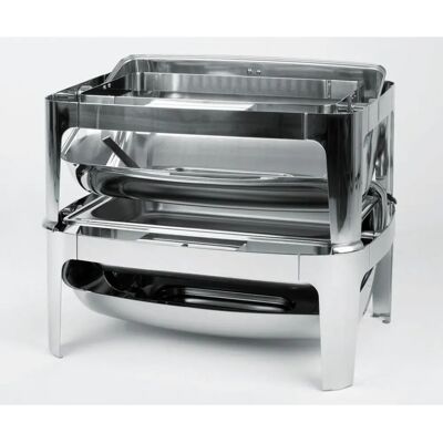 Fuente de servicio APS Elite acero inoxidable - 9L, tapa enrollable, apta para lavavajillas Fuente de servicio APS Elite acero inoxidable - 9L, tapa enrollable, apta para lavavajillas