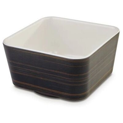Paderno 44475-25 Salatschüssel - Quadratisch Melamin - 0,7L - Braun & Weiß Paderno 44475-25 Salatschüssel - Quadratisch Melamin - 0,7L - Braun & Weiß