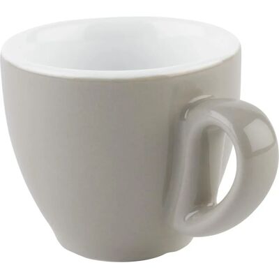 Ensemble de 6 tasses espresso APS SNUG - Porcelaine, 80 ml, Gris Ensemble de 6 tasses espresso APS SNUG - Porcelaine, 80 ml, Gris