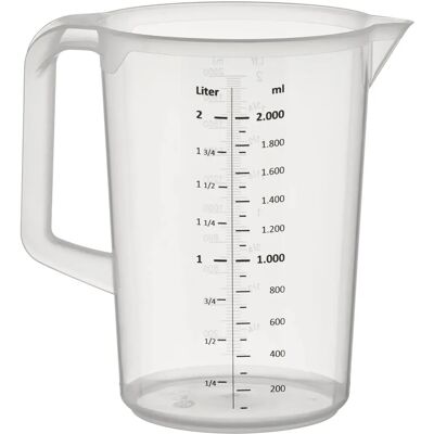 APS 30048 Mérőpohár - 2L, Ø 15cm, Magasság 20.5cm APS 30048 Mérőpohár - 2L, Ø 15cm, Magasság 20.5cm