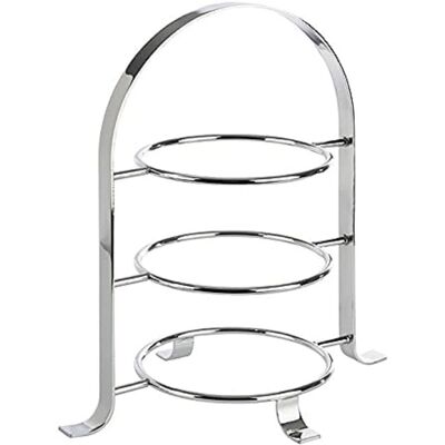 Supporto da Servizio Argento APS - Esposizione Elegante a 3 Livelli Supporto da Servizio Argento APS - Esposizione Elegante a 3 Livelli