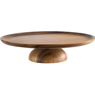APS Tortenplatte - Akazienholz - 33cm - 8cm - Kuchenständer APS Tortenplatte - Akazienholz - 33cm - 8cm - Kuchenständer