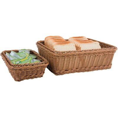 APS - Poly-Rattan Flechtkorb GN 1/1 - 53x32,5 cm - Publicité APS - Poly-Rattan Flechtkorb GN 1/1 - 53x32,5 cm - Publicité