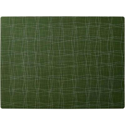 Set de nappe en silicone vert foncé APS - Antidérapant, Lavable - 45x33cm Set de nappe en silicone vert foncé APS - Antidérapant, Lavable - 45x33cm