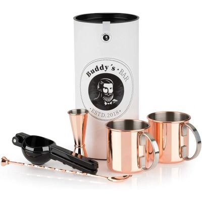 Set di cocktail Moscow Mule di Buddy's Bar - Set di cocktail Set di cocktail Moscow Mule di Buddy's Bar - Set di cocktail