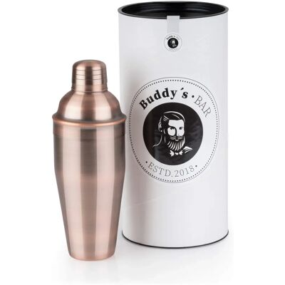 BUDDY'S Classic Cocktail Shaker - Antik Kupfer - 700ml BUDDY'S Classic Cocktail Shaker - Antik Kupfer - 700ml