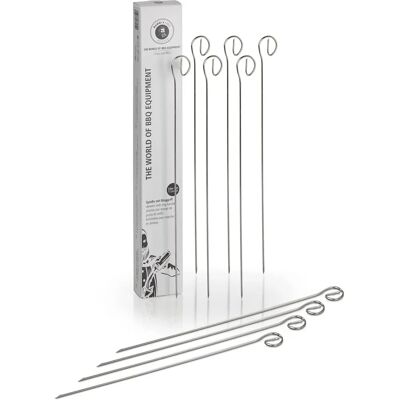 Buddy's BBQ Edelstahl Wiederverwendbare Spieße - 30cm Grillspieße Buddy's BBQ Edelstahl Wiederverwendbare Spieße - 30cm Grillspieße