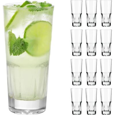 Verres Libbey Rocks, 12 pcs - Longdrink, transparent - Verrerie - Publicité Verres Libbey Rocks, 12 pcs - Longdrink, transparent - Verrerie - Publicité