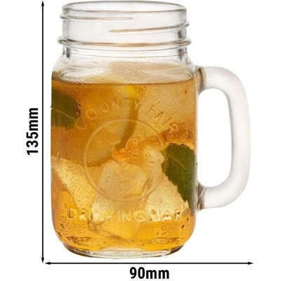 Libbey Trinkglas-Set mit Henkel - 12 Stück - Landhausstil Libbey Trinkglas-Set mit Henkel - 12 Stück - Landhausstil