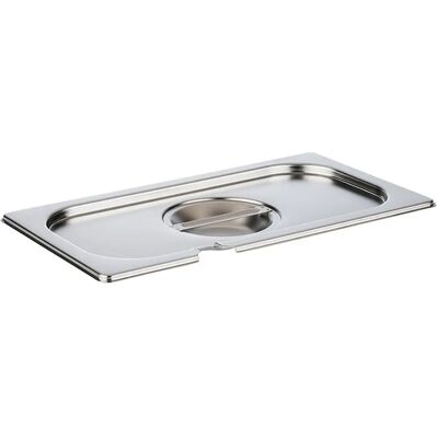APS Couvercle pour contenants GN 1/3 325 x 175 mm avec encoche pour cuillère - Équipement de restauration APS Couvercle pour contenants GN 1/3 325 x 175 mm avec encoche pour cuillère - Équipement de restauration
