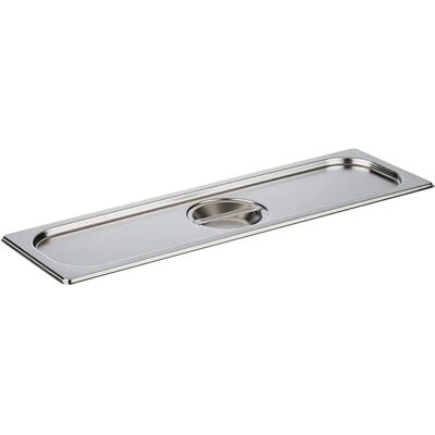 APS Deckel zu GN-Behälter 2/4 530 x 162 mm Edelstahl APS Deckel zu GN-Behälter 2/4 530 x 162 mm Edelstahl