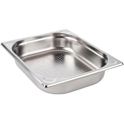 H.W. Larsen - Contenedor perforado en acero inoxidable GN 1/2 - 4L H.W. Larsen - Contenedor perforado en acero inoxidable GN 1/2 - 4L