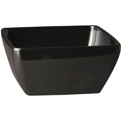 APS Schüssel -PURE- ca. 25 x 25 cm, Höhe 12 cm Melamin, schwarz - Salad Bowl APS Schüssel -PURE- ca. 25 x 25 cm, Höhe 12 cm Melamin, schwarz - Salad Bowl