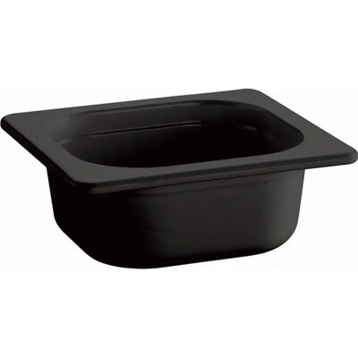 Contenitore Gastronorm APS GN 1/6 - Melaminico - 0,8L - Nero Contenitore Gastronorm APS GN 1/6 - Melaminico - 0,8L - Nero