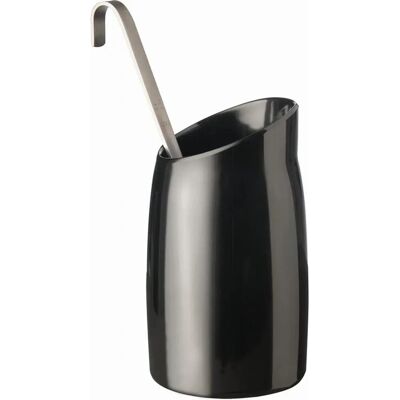 APS fekete melamin dressingpot 12cm - 1L APS fekete melamin dressingpot 12cm - 1L