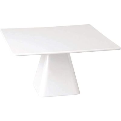 Hendi Quadratischer Kuchenständer - 310x310x160 mm - Weiß - Kuchenständer Hendi Quadratischer Kuchenständer - 310x310x160 mm - Weiß - Kuchenständer