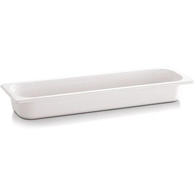 Contenitore in melamina bianca EcoLine GN 2/4 - 53x16,2cm - Contenitore gastro Contenitore in melamina bianca EcoLine GN 2/4 - 53x16,2cm - Contenitore gastro